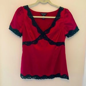 Stretch Silk and Lace blouse